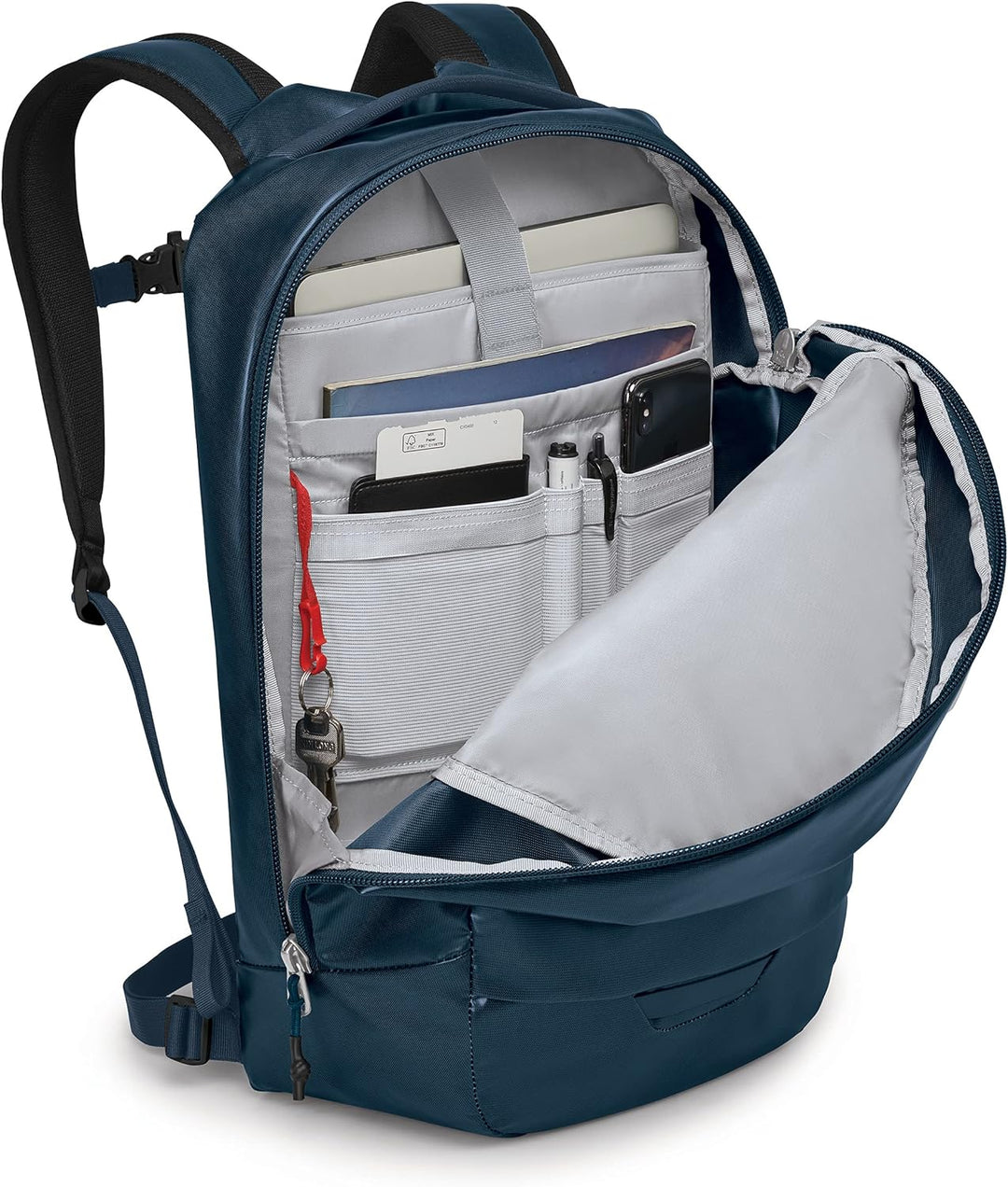 Osprey Unisex – Erwachsene Transporter Panel Loader Lifestyle Pack Einheitsgrösse Venturi Blue, Einh