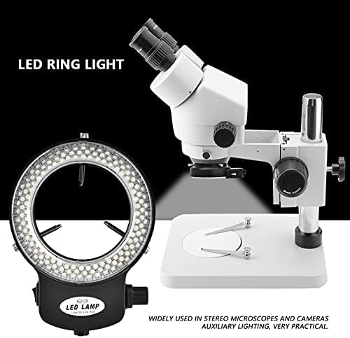 Mikroskop Kamera Stereomikroskop ringleuchte144 LED Perlen Lichtquelle Helligkeit einstellbar Ringla