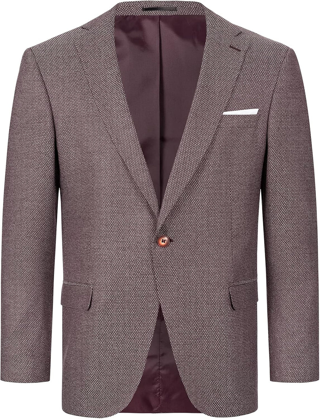 Indumentum Herren Sakko Blazer IJS-100 XXL Weinrot, XXL Weinrot
