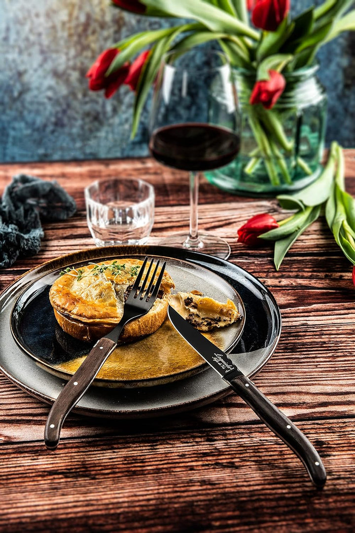 Laguiole Style de Vie Steakmesser Luxury Line, 6-teilig, Wenge holz