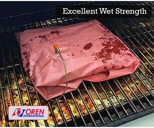 Oren Pink Butcher Paper BBQ Kraftpapier - 40m x 61cm - Das ORIGINAL Butcher Papier aus USA für perfe
