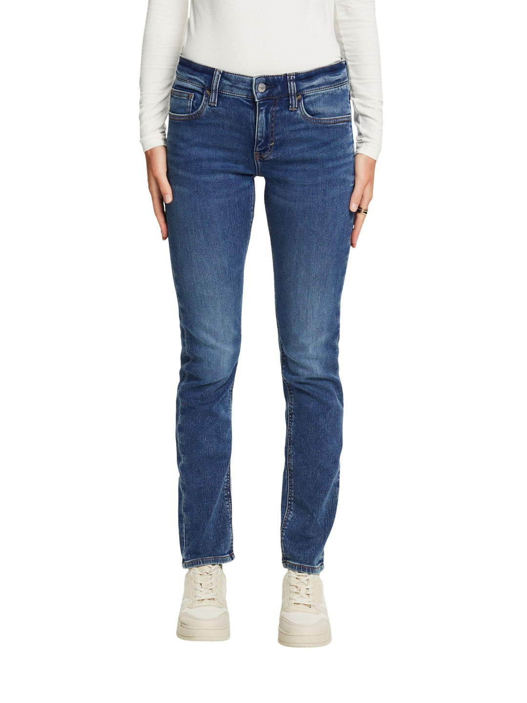 ESPRIT Damen Jeans 24W / 32L 902/Blue Medium Wash, 24W / 32L 902/Blue Medium Wash