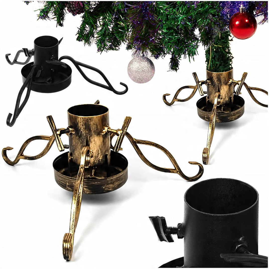 Weihnachtsbaumständer - Christbaumständer mit Wassertank - aus Metall, Stabil - Durchmesser des Stam