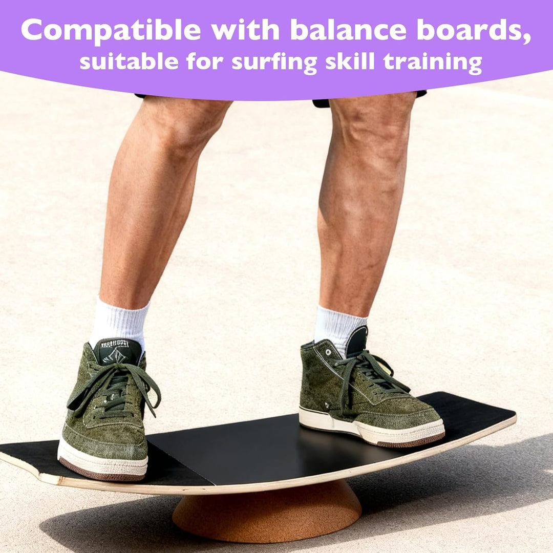 Balance Board Kork-Halbkugel aus massivem Kork Ø 15 cm, Gleichgewichts Trainer für Kinder und Erwach