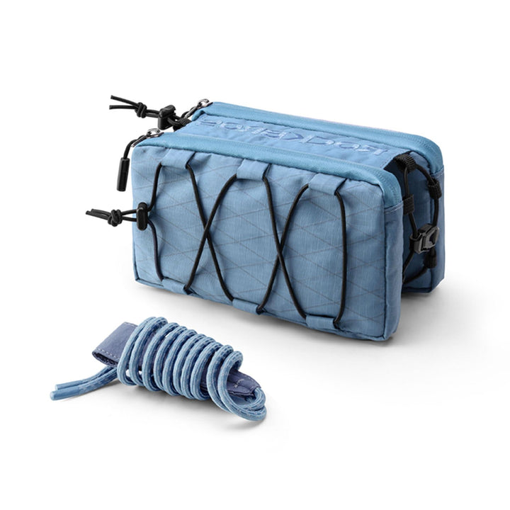 ROCKBROS Rahmentasche 2-in-7 mit Schultergurt, Fahrradtasche Schlanke Oberrohrtasche mit Elastischer