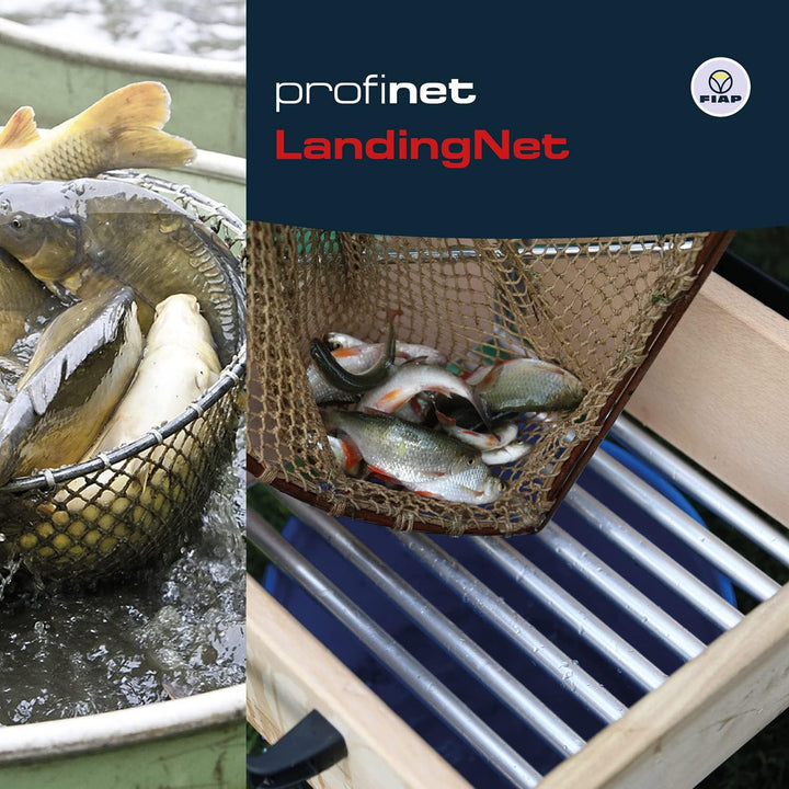 FIAP profinet LandingNet 500 - Profi Kescherbügel - D-Form - Fischkescher - Teichkescher - Material