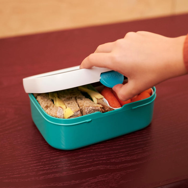Mepal Campus Lunchbox Fussball – Bento Brotdose für Kinder Schule & Kindergarten – Snackbox mit Bent