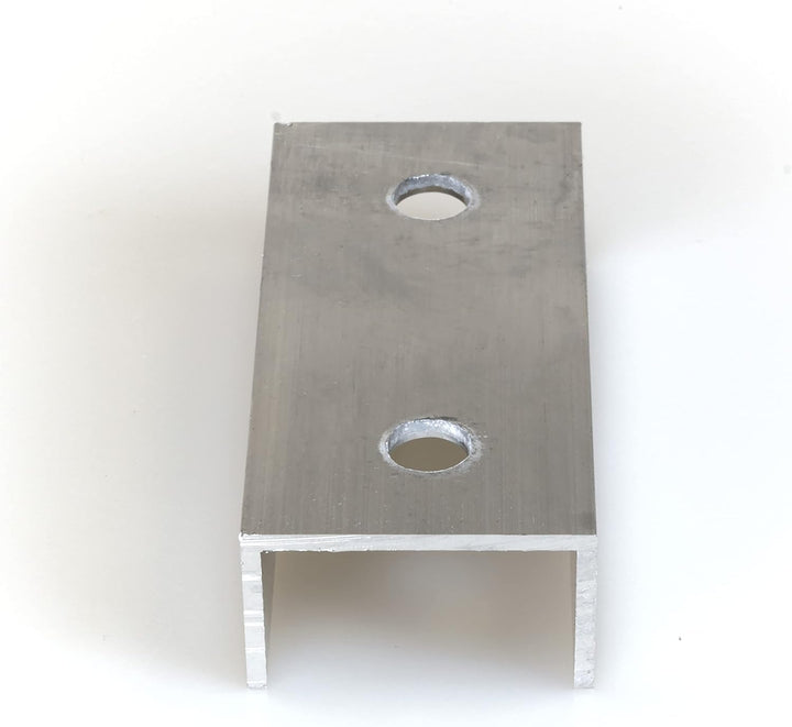 NAKA Aluminium C-Profilverbinder PV Solarpanelen 8 Stück | Photovoltaik Solarmodul Schienenverbinder