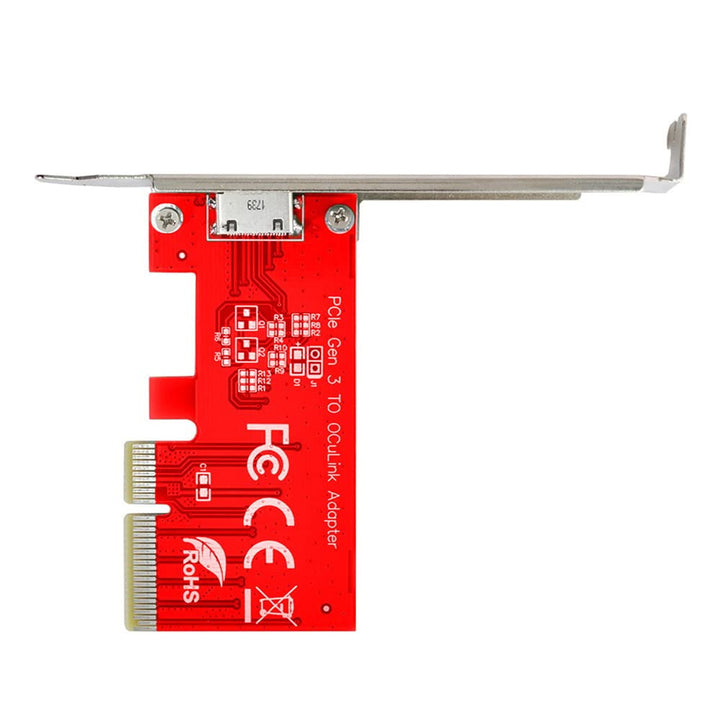 xiwai PCI-E 3.0 Express 4.0 x4 zu Oculink Externer SFF-8612 SFF-8611 Host-Adapter für PCIe SSD mit H