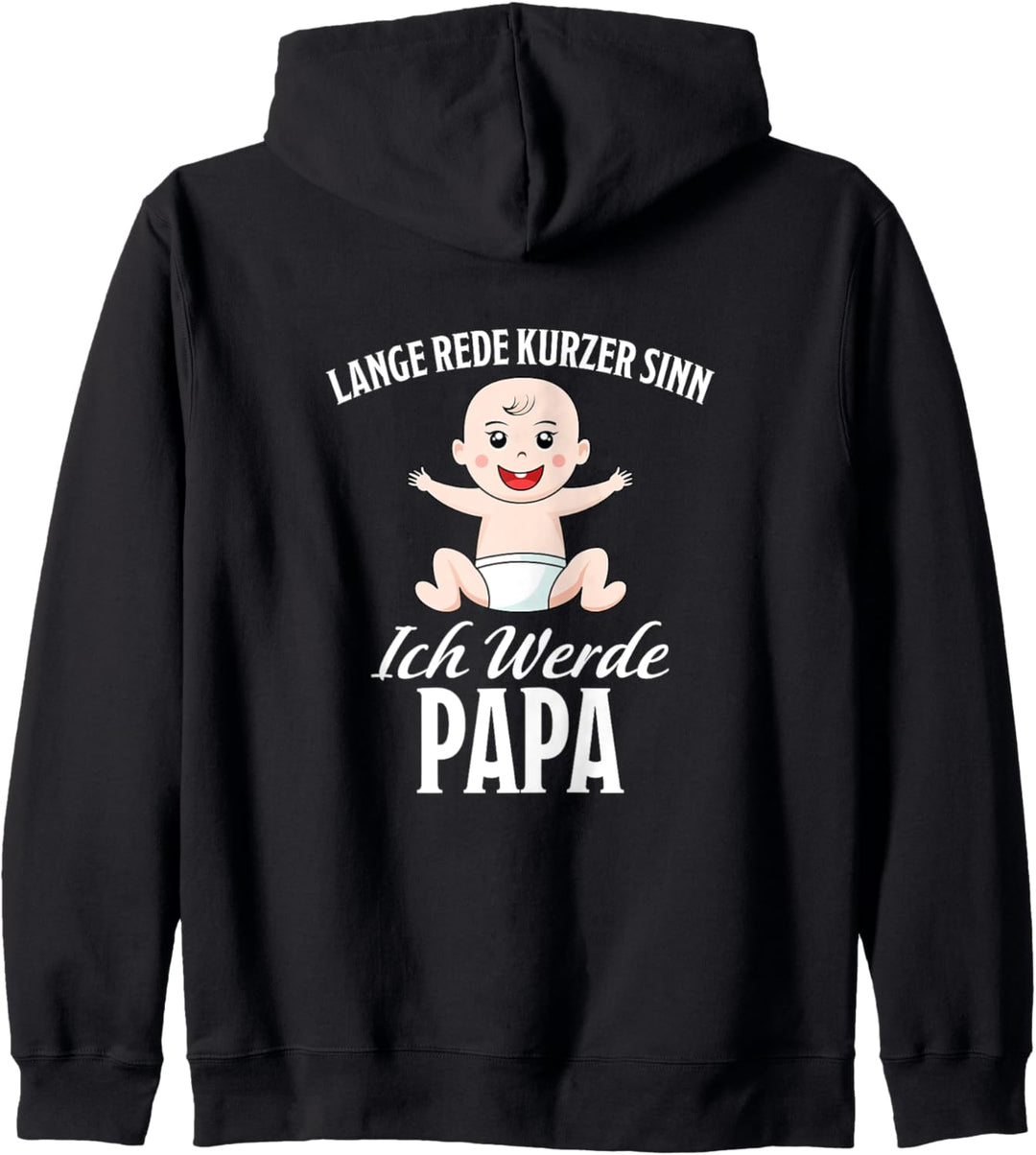 Ich Werde Papa Lustig Schwangerschaft Spruch Werdender Vater Kapuzenjacke