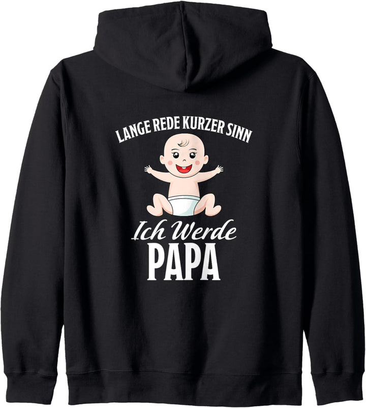 Ich Werde Papa Lustig Schwangerschaft Spruch Werdender Vater Kapuzenjacke