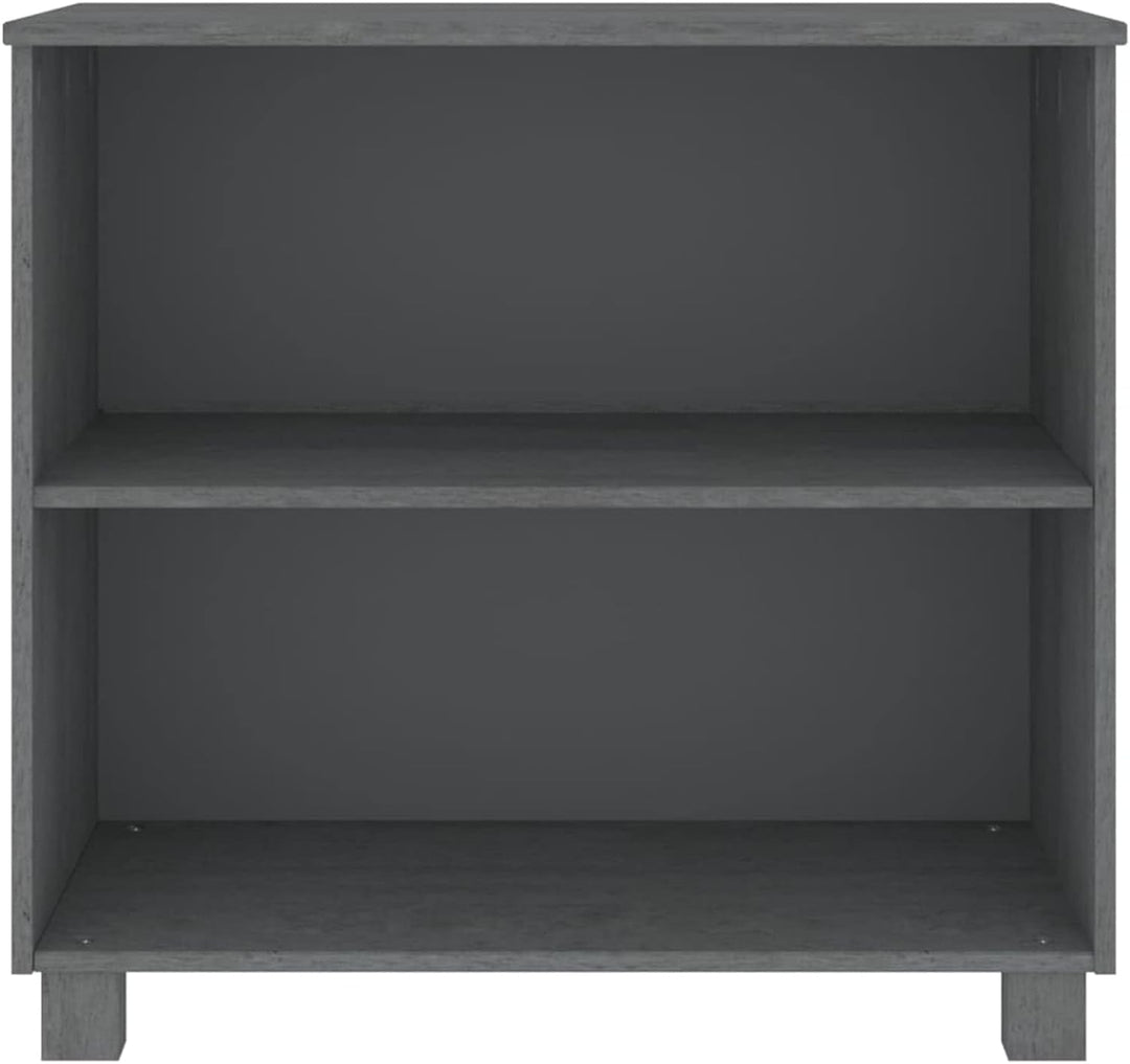 Gecheer Sideboard Kommode mit 2 Ablagen Beistellschrank Flurschrank Bücherschrank Mehrzweckschrank M