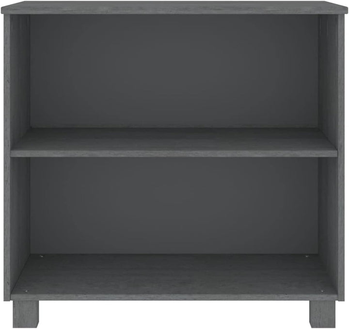 Gecheer Sideboard Kommode mit 2 Ablagen Beistellschrank Flurschrank Bücherschrank Mehrzweckschrank M
