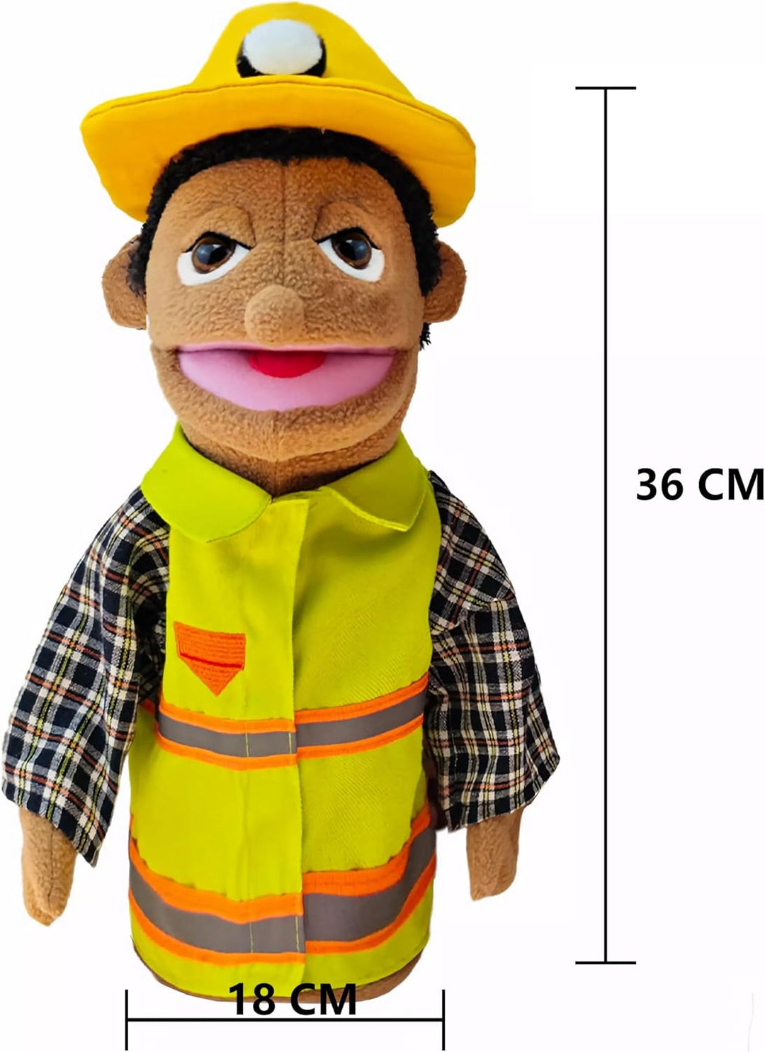 Theater-Handpuppen für Kinder,inklusive Lehrer,Polizist,Bauer,Pirat,Detektiv usw.mit beweglichen off