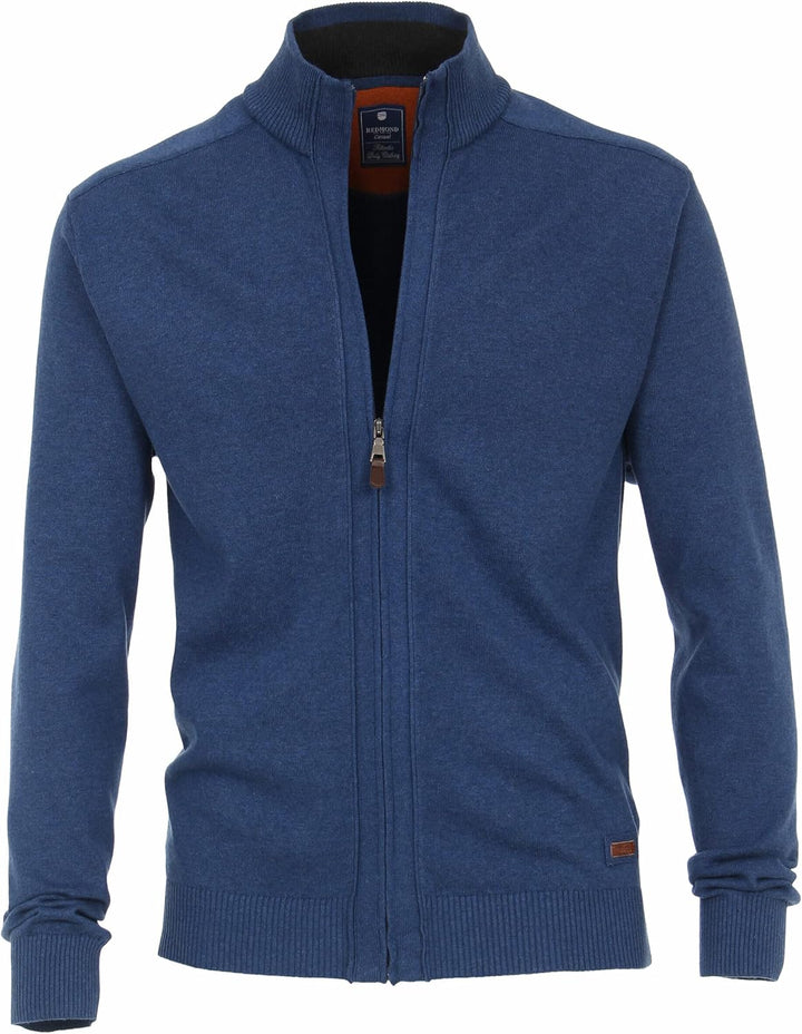Redmond Strickjacke Uni M 12 Blau, M 12 Blau