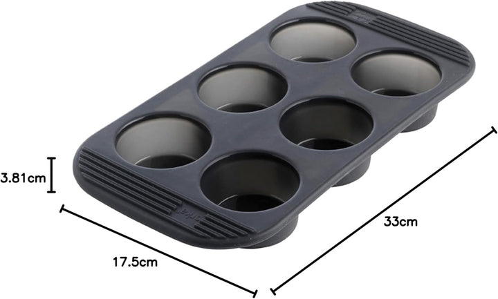 Mastrad Backform, Silicone Muffin-Backform 6er, Muffin-Backform 6er