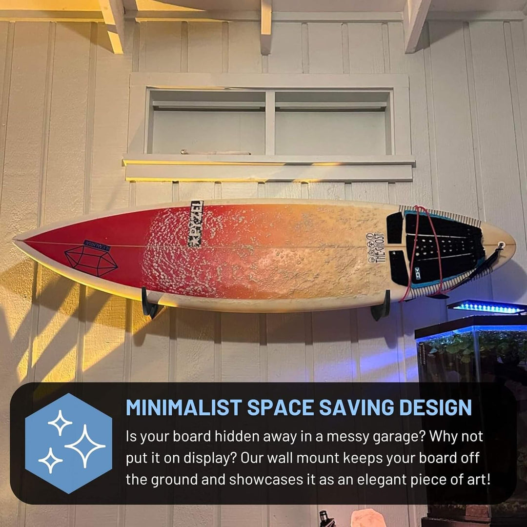 Hang 11 Surfbrett-Wandhalterung - Aufhänger für Surfboard Snowboard Longboard Wakeboard Kiteboard, s