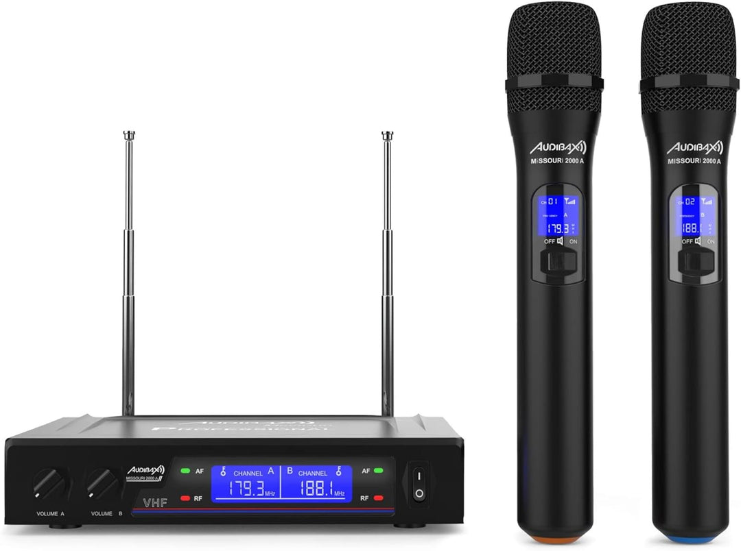 Audibax Missouri 2000 Micrófono Inalámbrico Mano VHF Rango A
