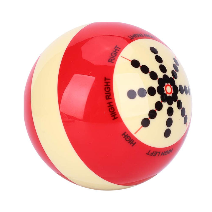 Ejoyous Cue Bälle Billard, Tragbarer Billardkugel mit Standardlinien und Punkten Training Assistent