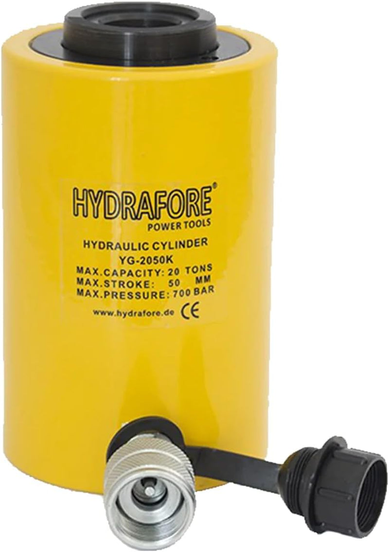 HYDRAFORE Einzelwirkender Hohlzylinder (20 Ton, 50 mm)