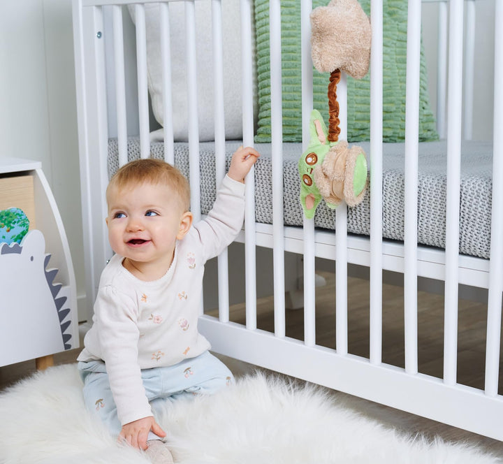 Disney Grogu Spieluhr aus Plüsch – Kuscheltier mit Einschlafmelodie, weicher Stoff, detailreicher Ch