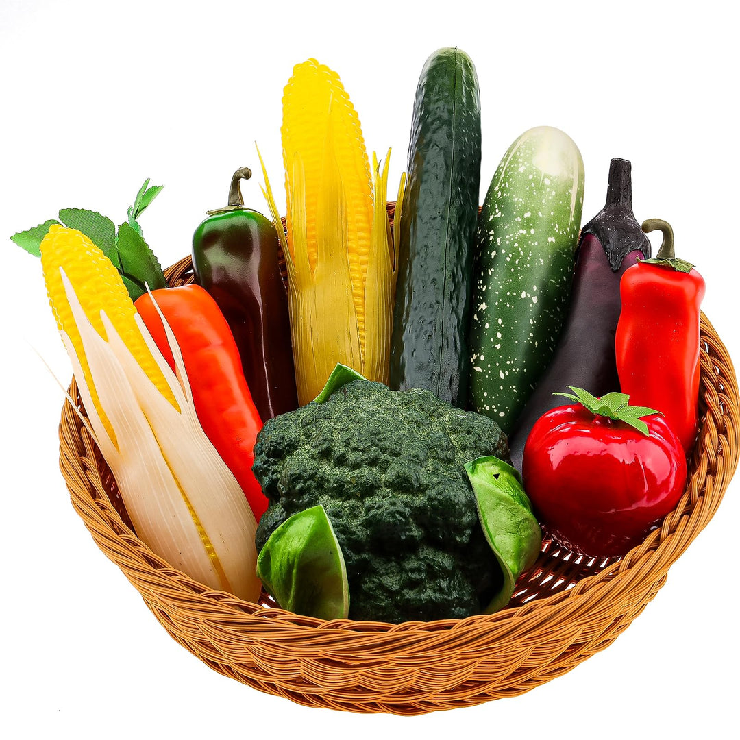 10 PCS Künstliche Realistisch Gemüse Gefälscht Anzeige Fotografie Requisiten Dekoration Haushalt Fau