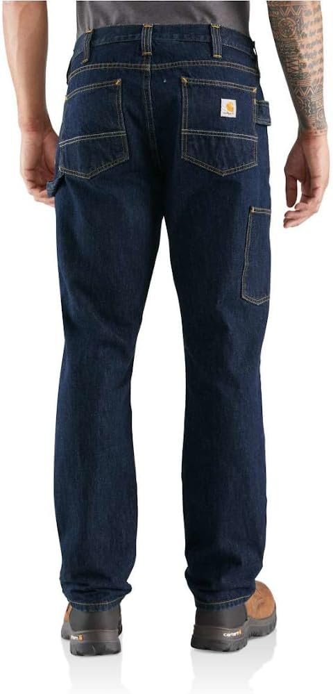 Carhartt Men's 103889 Rugged Flex Relaxed Fit Utility Five Pocket Jean - 32W x 36L - Frontier
