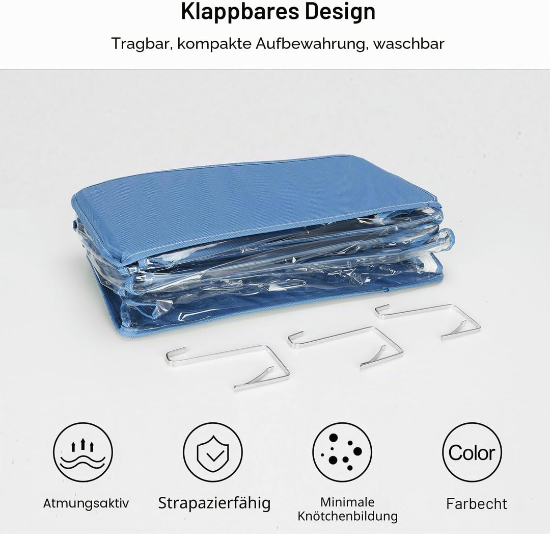 Lirex Geldbörsen-Organizer, 6 Taschen Handtaschen-Organizer mit Reissverschluss zum Aufhängen, für S