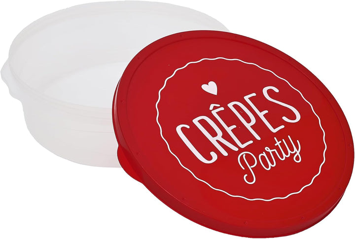 LILY COOK, KP5754, Pancake Storage Box 30 cm, Practical Pastry Utensil, Transparent Design, Easy to