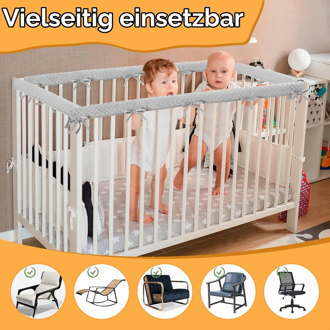 Bettkantenschutz Für Kinderbetten,Schutz für Bettrahmen,Babybett Umrandungen,Babybett Umrandungen,Ab