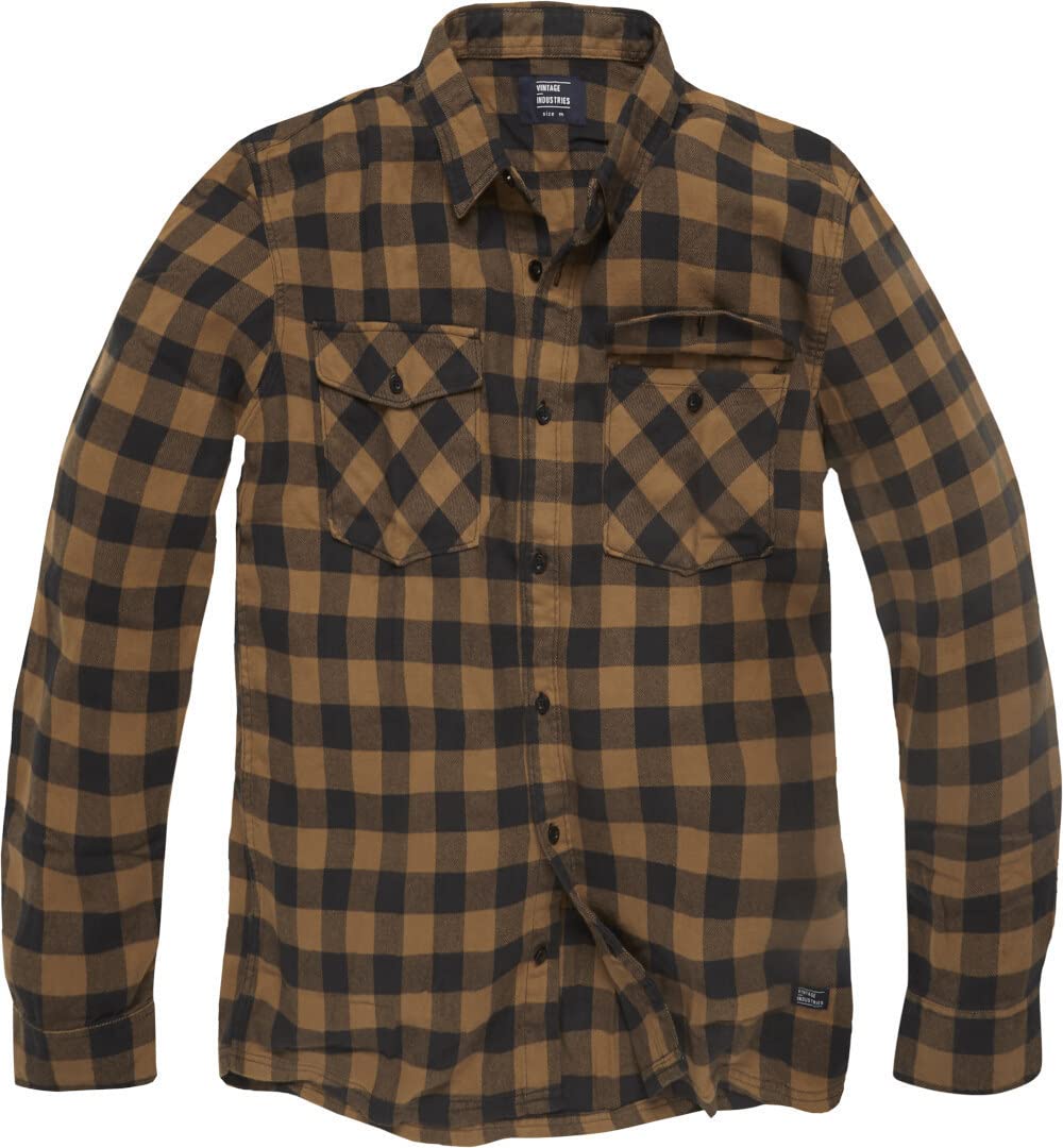 Vintage Industries Harley Hemd (Brown,S)