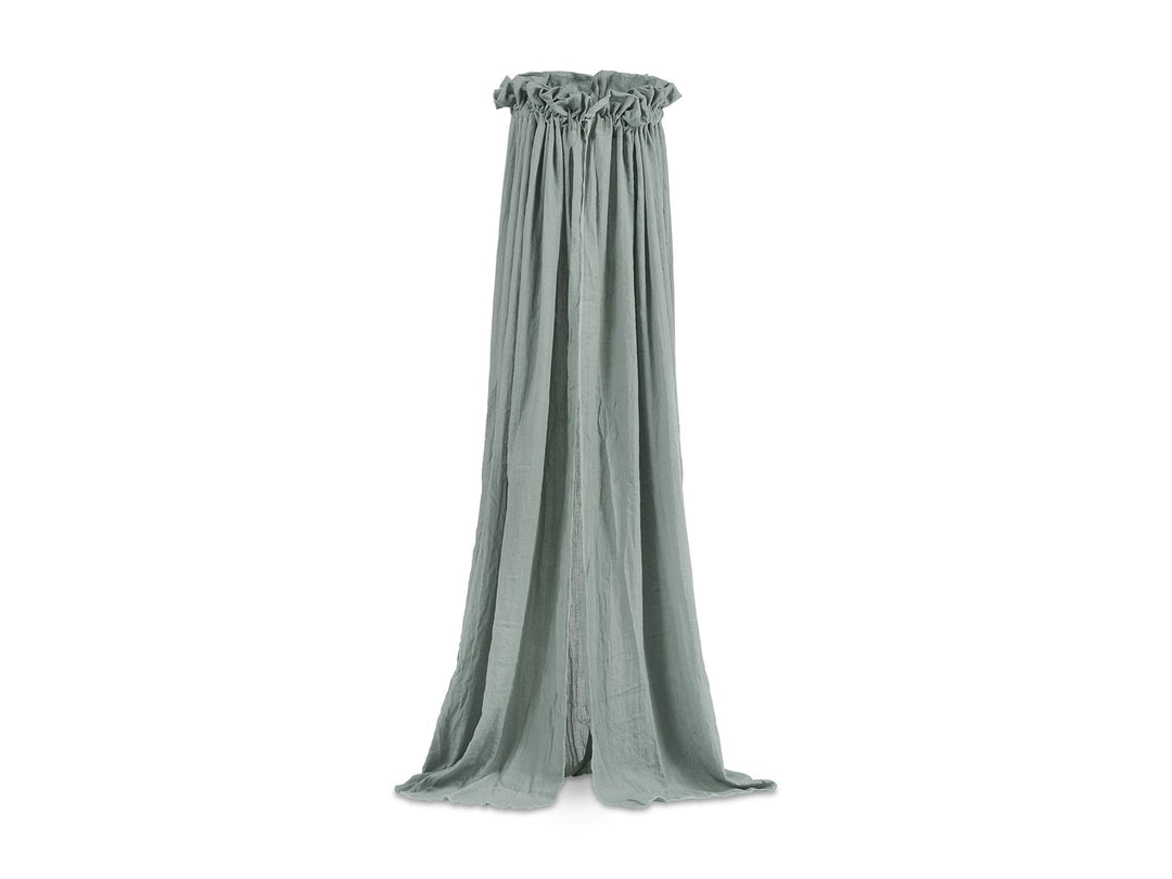 Jollein Baldachin Vintage 155 cm - Ash Green Grün H155 x B280 cm (1er Pack), Grün H155 x B280 cm (1e
