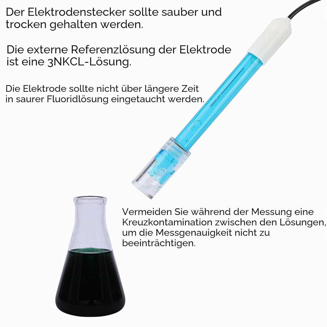PH-Sensor-Kit Sensor 18 × 8 × 4 PH-Sensor-Modul PH-Sonde zusammengesetzte Elektroden-Testsensor
