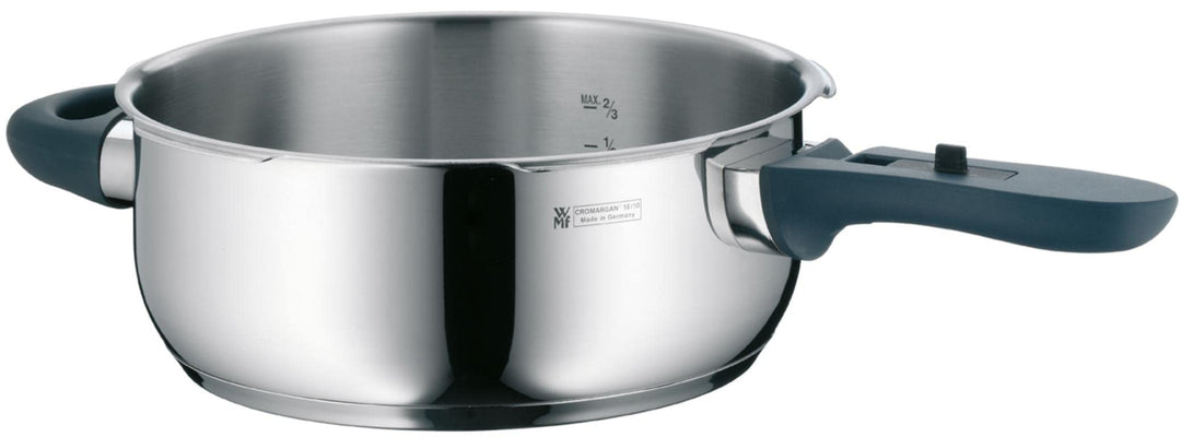 WMF Perfect Plus Schnellkochtopf- Unterteil Induktion 3l, Dampfkochtopf ohne Deckel, Cromargan Edels
