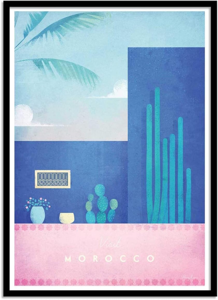 Wall Editions Art-Poster - Visit Morocco - Henry Rivers