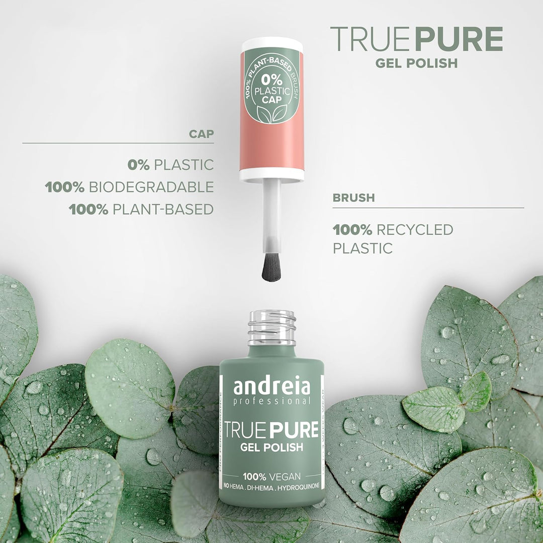 Andreia Professioneller Hema- und TPO-freier Gel-Nagellack – True Pure 21 frei und 100% vegan für em