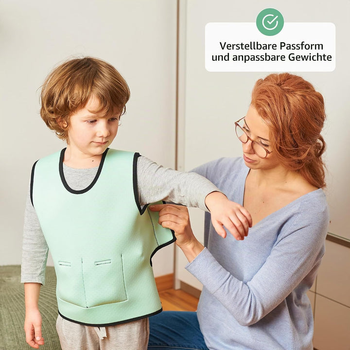 Gewichtsweste Kinder | Weighted Vest als ADHS Hilfsmittel und Autismus Hilfsmittel | Autismus-Sensor