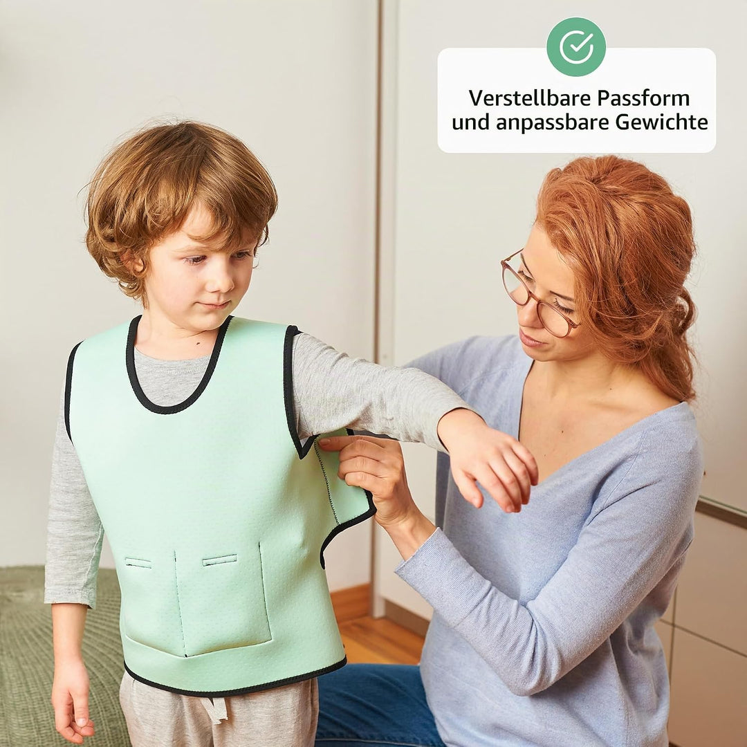 Gewichtsweste Kinder | Weighted Vest als ADHS Hilfsmittel und Autismus Hilfsmittel | Autismus-Sensor