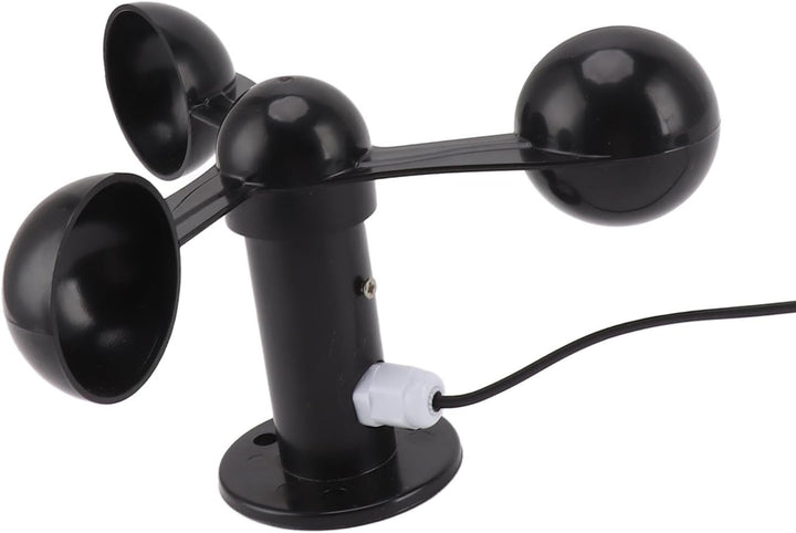 Jeanoko 3-Tassen-Windsensor, ABS-Material, Einfache Installation, 8 M Wasserdichtes Kabel, Störungsf