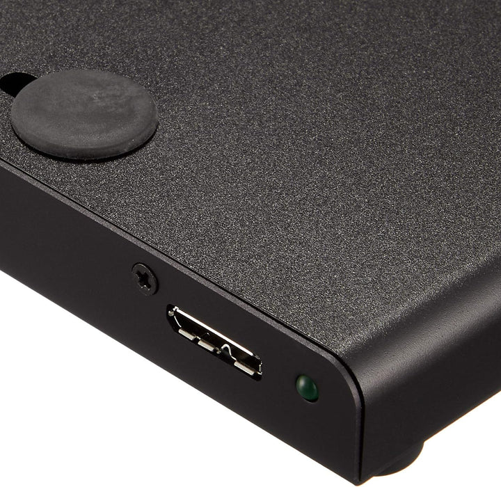 SilverStone SST-PTS01B - Externes USB 3.0 Super-Speed Intel-NUC Festplatten-Gehäuse für 9,5 mm dicke