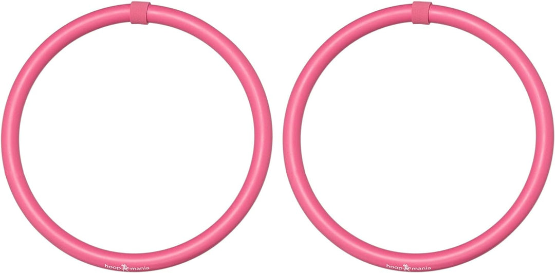 HOOPOMANIA Arm Hoop [2-teilig] Arm Hula Hoop zum Winkearme trainieren mit Schaumstoff Pink, Pink