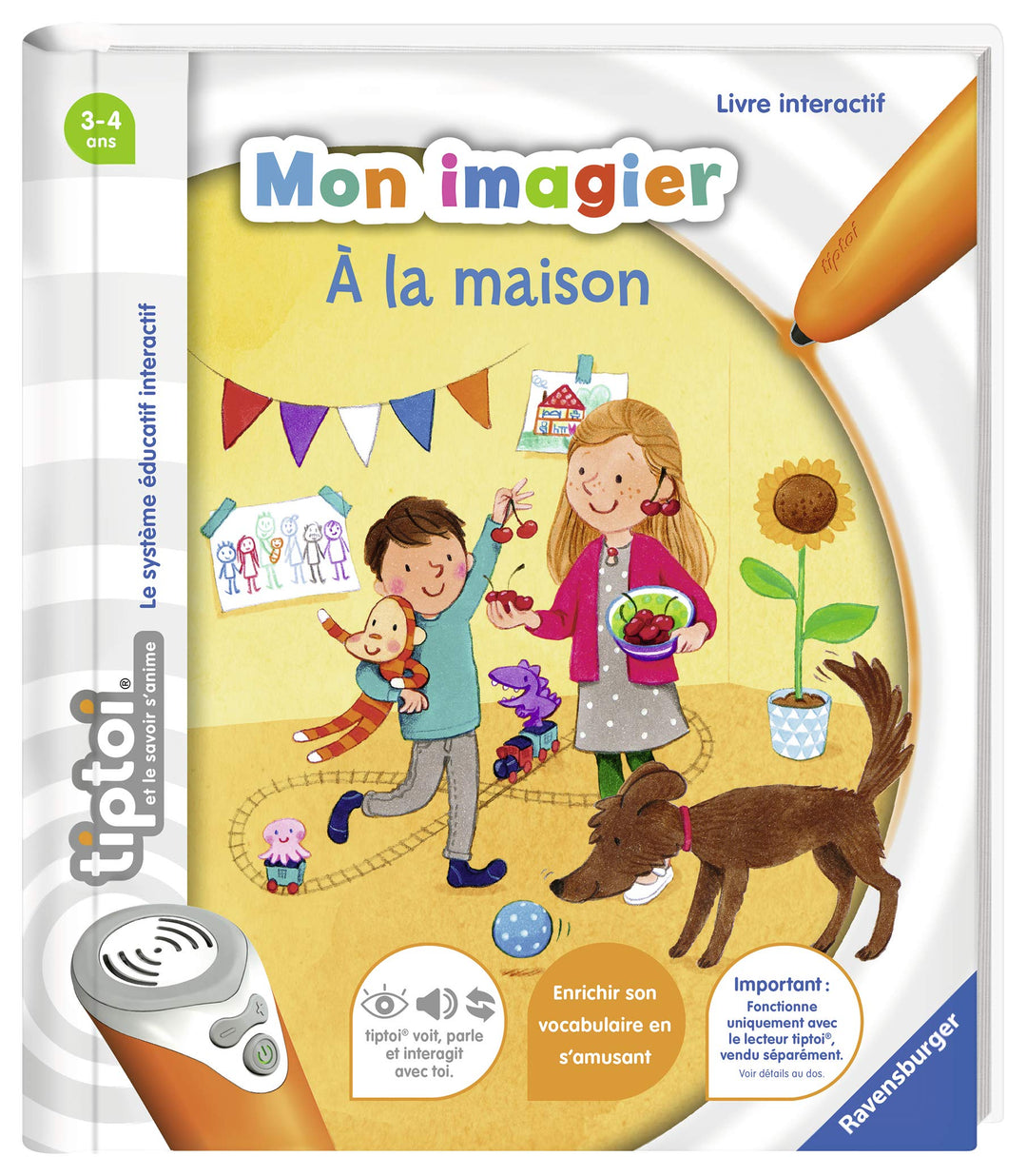 Ravensburger tiptoi Buch interaktiv - Mein Imagier zu Hause ab 3 Jahren, 00 695 Mein Bild – zu Hause