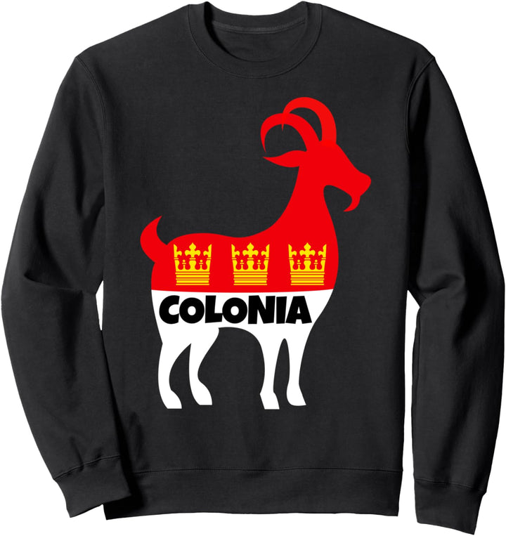Köln Wappen in Geissbock Form - Köln Sweatshirt