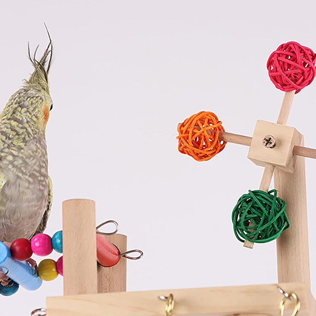 Papagei Vogelspielplatz, Wellensittich Spielzeug, Parrot Playstand, Geeignet für Eclectus, Ara, Kaka