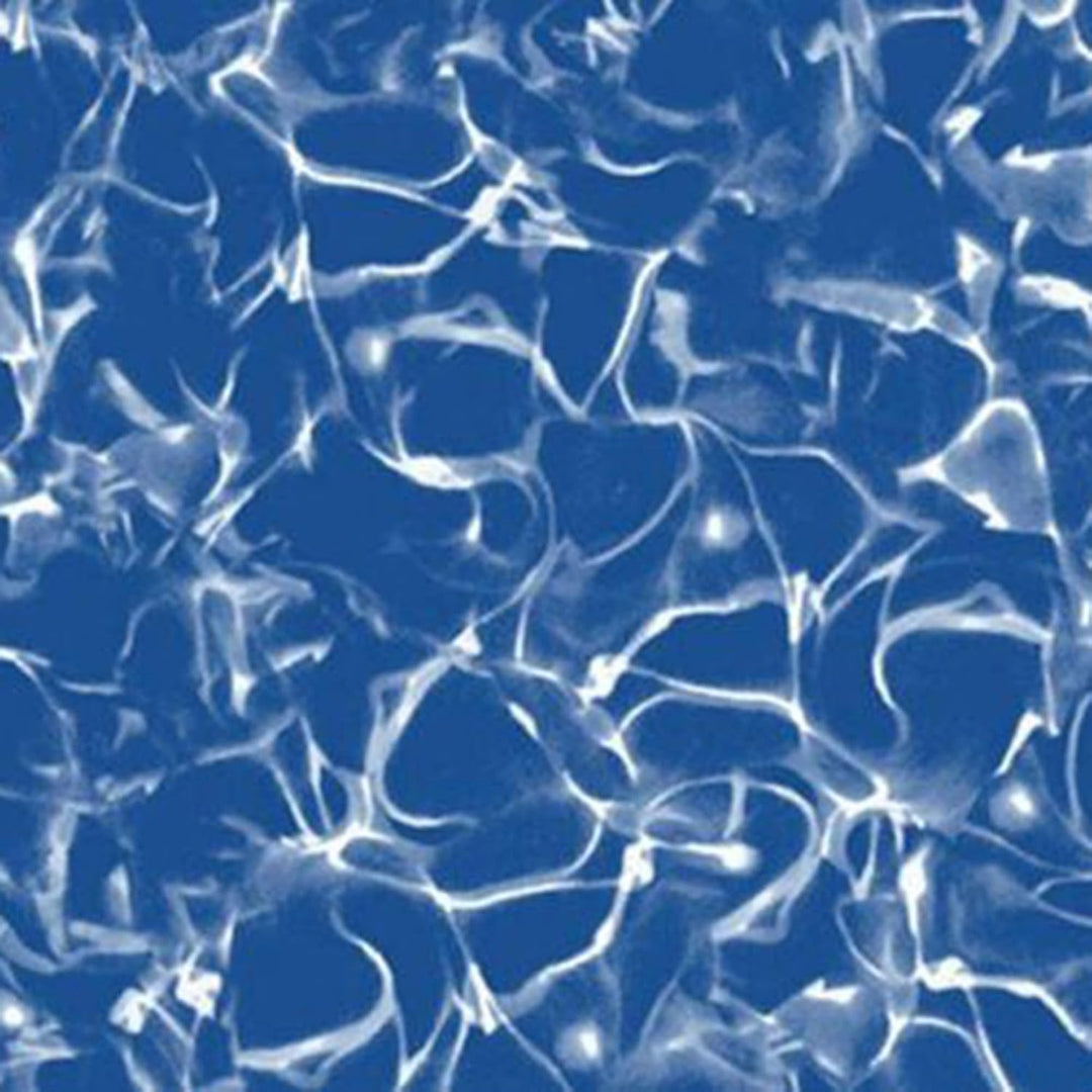 Poolliner Poolinnenfolie aus PVC in Waves. Marineblaue Folie für die Poolwand. Kältebeständige Innen