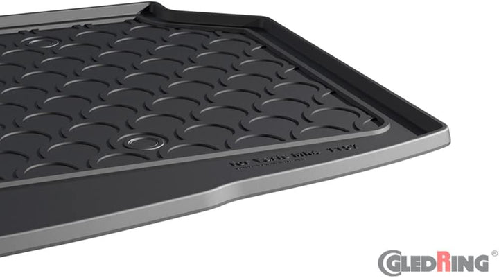 Gledring Rubbasol (Gummi) Kofferraumwanne kompatibel mit Toyota Yaris IV (XP21) 5-türer 2020- (Tiefe