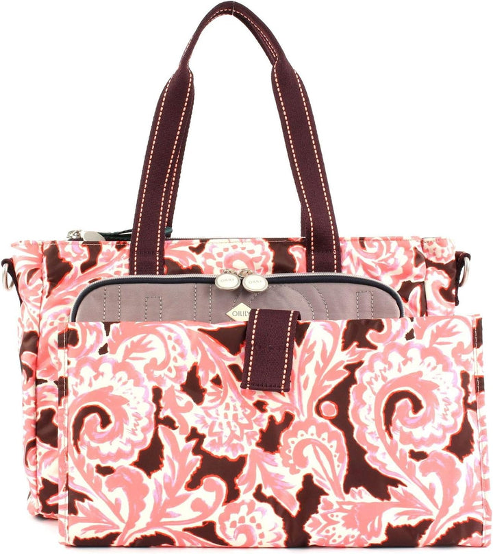 Oilily Damen Charm Diaperbag MHz Tasche Pink (Rose), Pink (Rose)