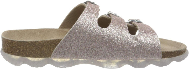 Superfit Mädchen Fussbettpantoffel Pantoffeln 25 EU Bronze 9000, 25 EU Bronze 9000