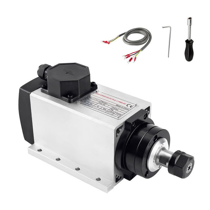 CNC-Spindel-CNC-Motor, 220 V, 2.2 kW, 2200 W, quadratischer luftgekühlter Spindelmotor, 2.2 Keramikl