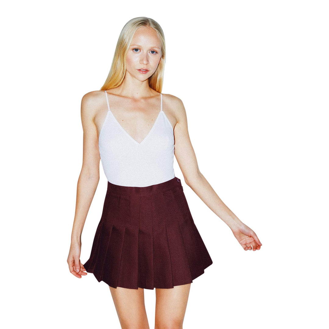American Apparel Damen Gabardine Tennisrock Tennis-Rock (1er Pack) M Truffle, M Truffle